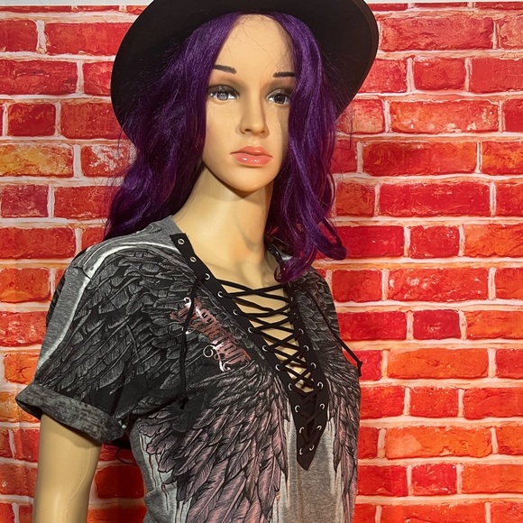 Affliction Women’s T-Shirt - Picture 8 of 14